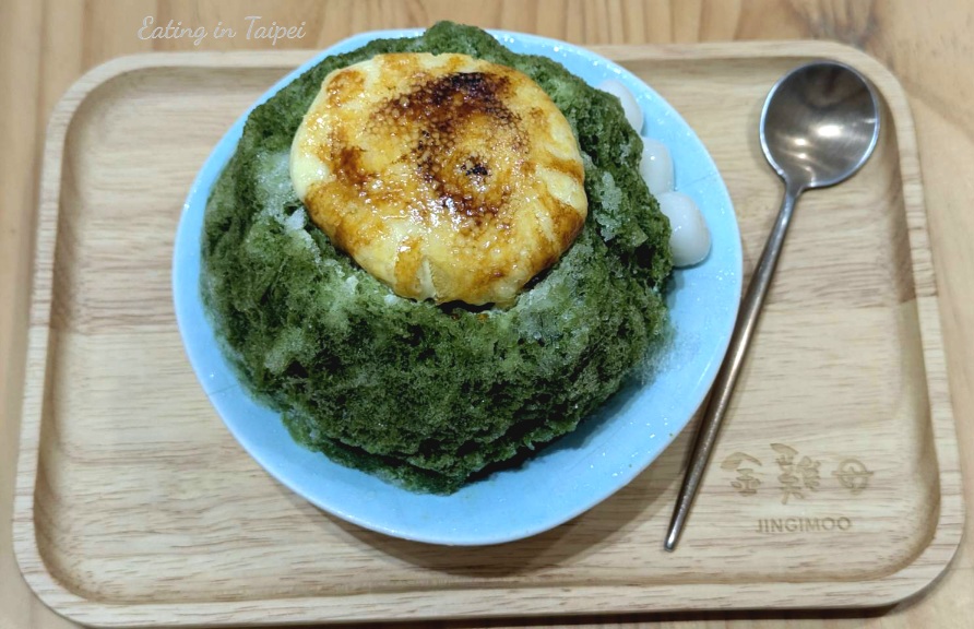 Jingjimoo matcha shaved ice