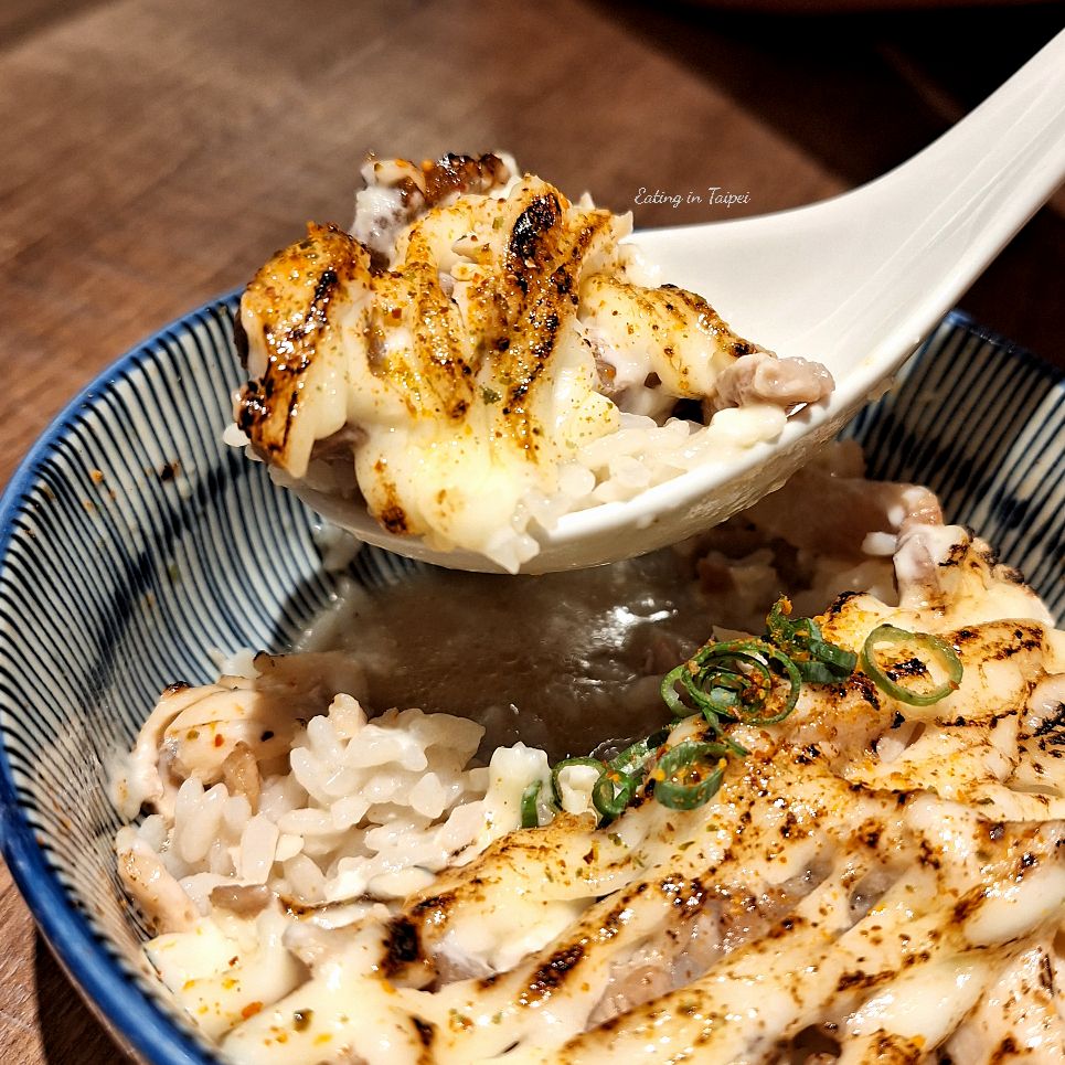 Menya Itto grilled porcini chicken and pork rice 1